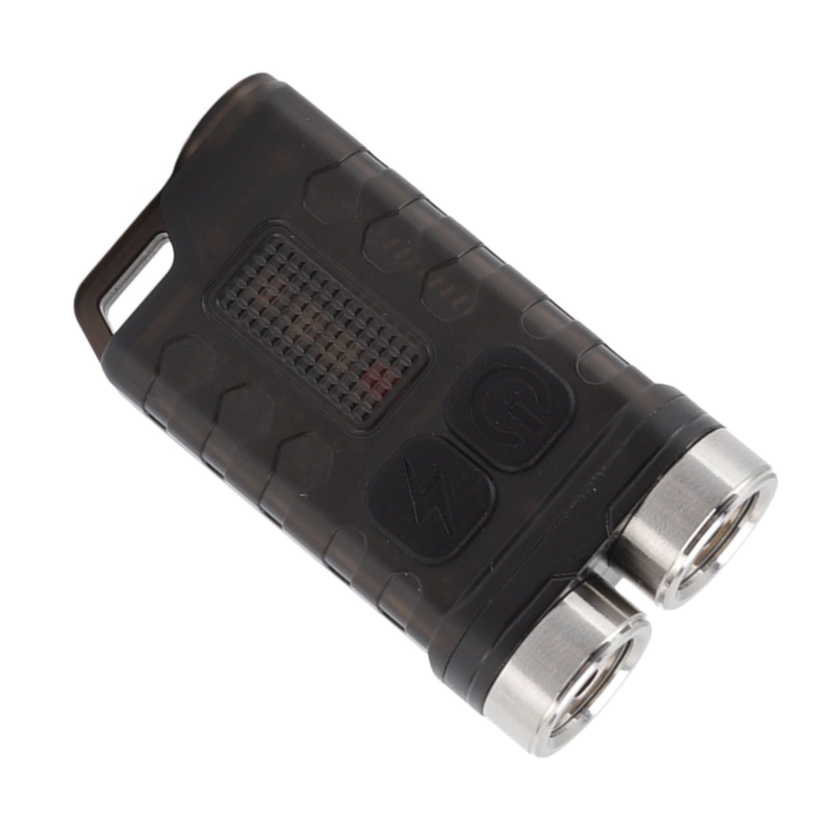 V3 Mini Keychain Flashlight USB Rechargeable Small Flashlight Outdoor Waterproof Camping Hiking Maintenance Lights Portable Magnetic Flashlight Black