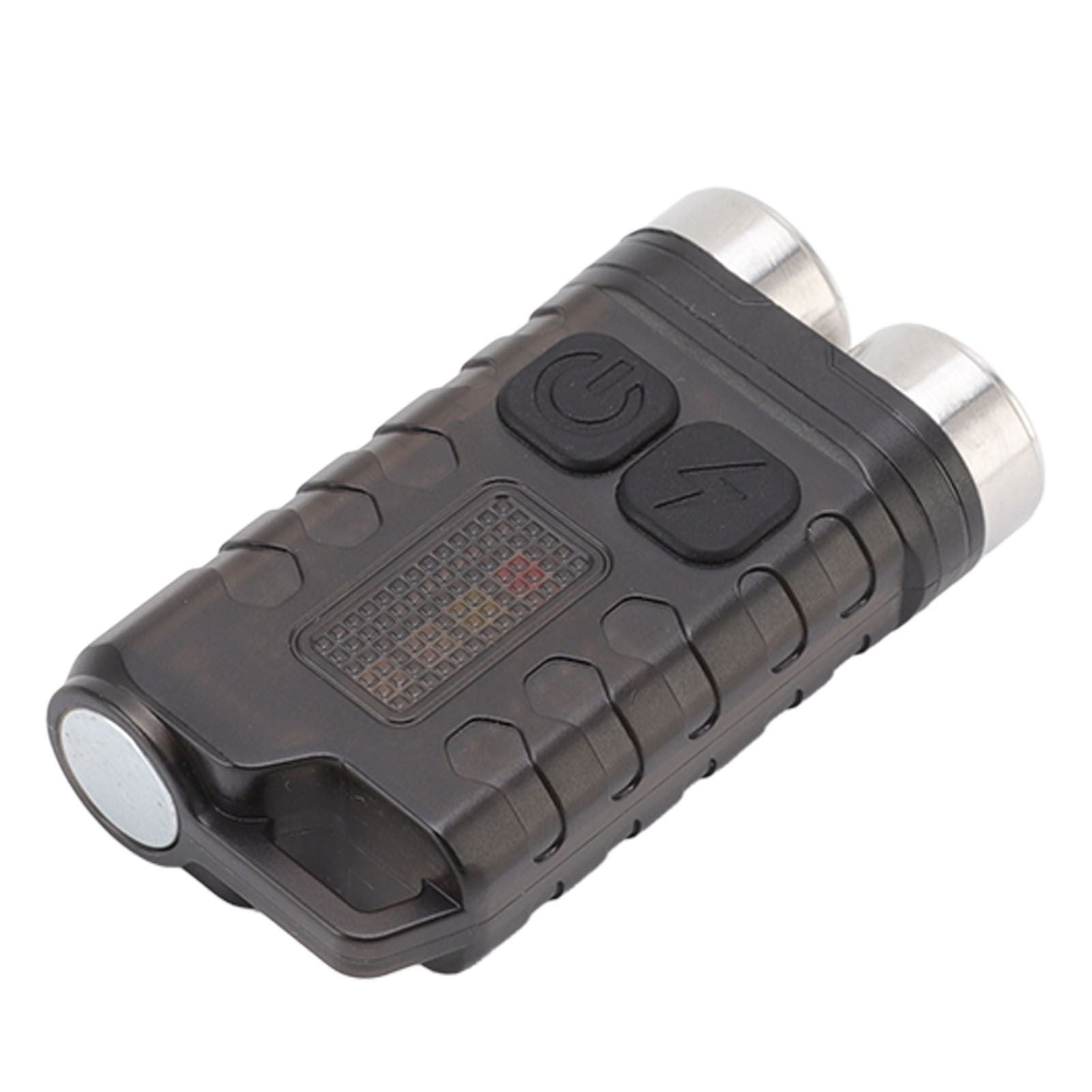 V3 Mini Keychain Flashlight USB Rechargeable Small Flashlight Outdoor Waterproof Camping Hiking Maintenance Lights Portable Magnetic Flashlight Black