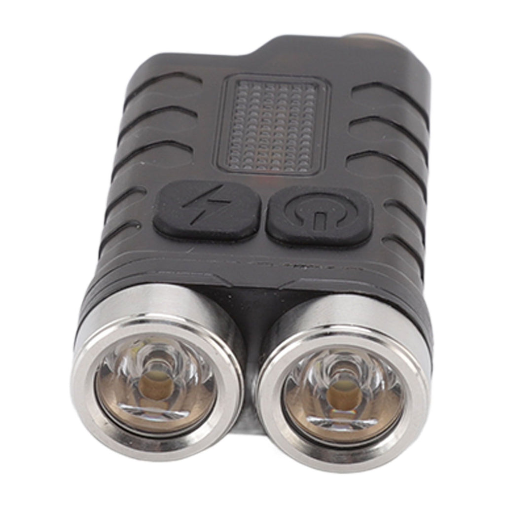 V3 Mini Keychain Flashlight USB Rechargeable Small Flashlight Outdoor Waterproof Camping Hiking Maintenance Lights Portable Magnetic Flashlight Black