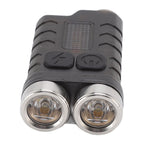 V3 Mini Keychain Flashlight USB Rechargeable Small Flashlight Outdoor Waterproof Camping Hiking Maintenance Lights Portable Magnetic Flashlight Black