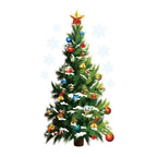 Christmas Tree Wall Stickers Wall Art Removable Home Window Wall Stickers Decoration
