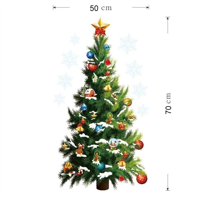Christmas Tree Wall Stickers Wall Art Removable Home Window Wall Stickers Decoration