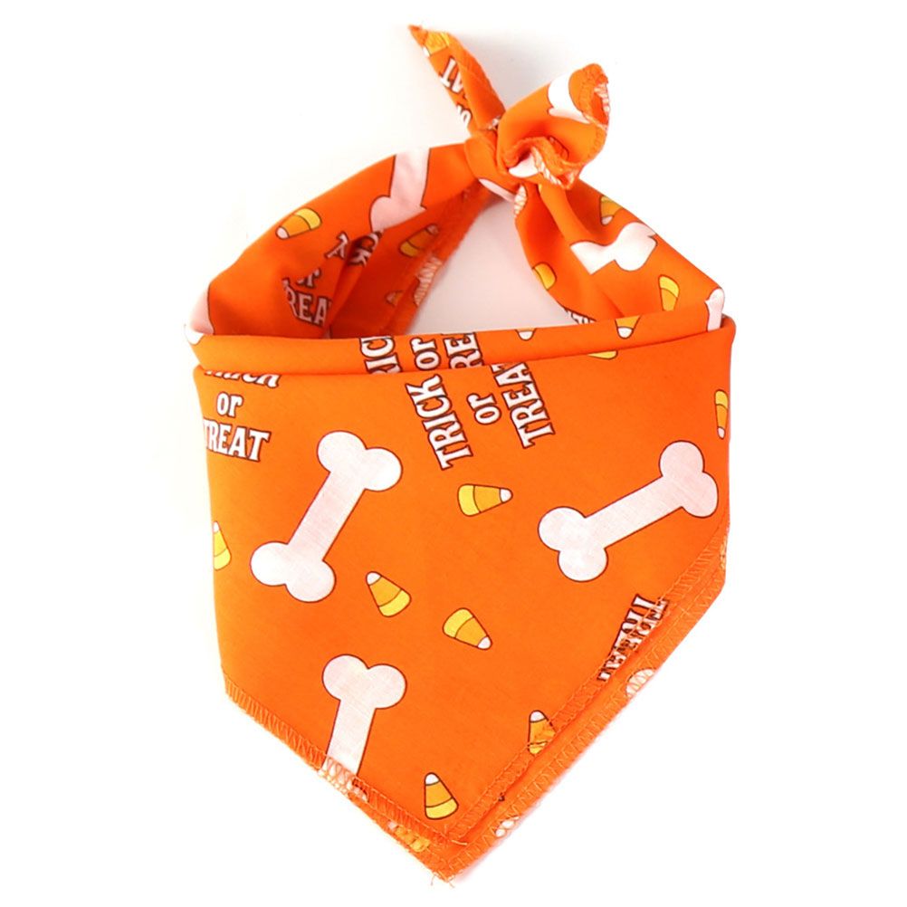 Halloween Dog Bandanas Pet Collar Bandana Pet Scarf Neckerchief Washable Dog Bibs for Dog and Cat