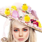 60PCS Mini Easter Chicks Yellow Easter Decoration Toy Spring Home Garden Decor Party Favors and Gifts for Kids