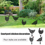 Lawn Pathway Sidewalk Garden Outdoor Decoration Animal Interest Garden Chicken Rooster Statue