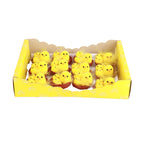 12 Pcs Mini Easter Chicks Yellow Easter Decoration Toy Spring Home Garden Decor Party Favors and Gifts for Kids