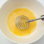 Stainless Steel Egg Beater Round Shaped Spring Milk Blender Handheld Egg Mixer
