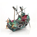 Aquarium Shipwreck Decorations Set Resin Ship Fish Tank Ornaments for Aquarium Environments Decor Accessories