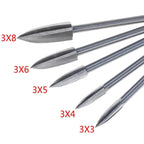 5Pcs/Set Wood Carving And Engraving Drill Bit Milling Cutter Root Carving Tools for DIY Woodworking Carving