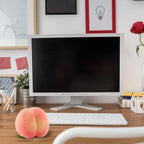 6PCS Artificial Peaches Simulation Peaches Fruits Vivid Props for Home Fruit Shop Supermarket Desk Decoration