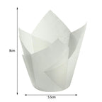 150 Pieces Mini Baking Cups Tulip Baking Cups Cupcake Liners Muffin Liners for Wedding Birthday Parties