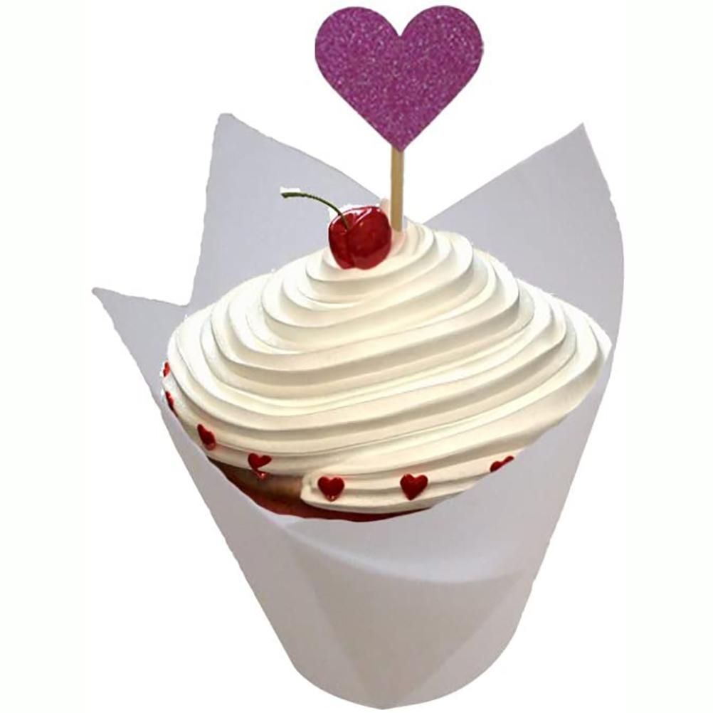 150 Pieces Mini Baking Cups Tulip Baking Cups Cupcake Liners Muffin Liners for Wedding Birthday Parties