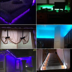 5V USB Led Strip Lights 16 Colors and 4 Modes Waterproof Flexible Color Changing RGB LED Light Strip with Rmote Control
