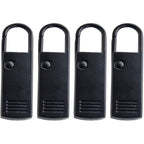 4PCS Zipper Pulls Tab Replacement Metal Zip Head Extension for Suitcase Backpack Sewing Accessories Replacement Zipper Pull
