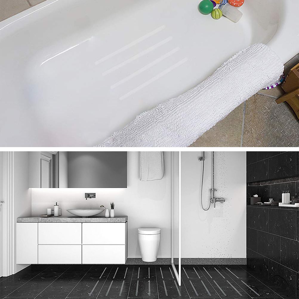 18 Pcs Anti Slip Strips Safety Shower Treads Stickers Bathtub Non Slip Stickers Anti Skid Tape for Shower