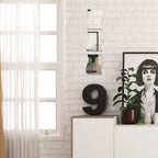 6PCS 3D Wave Mirror Wall Sticker Self Adhesive Home Decoration