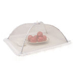 Mesh Screen Food Cover Tents Steel Wire Up Tents Kitchen Folded Food Dish Cover
