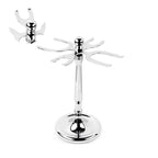 4 Prong Razor and Brush Stand Shaving Brush Holder Stand Tool Shaving Accessories