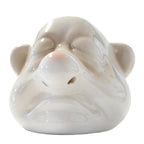Ceramic Egg Yolk Egg White Separator Funny Egg White Separator Egg Divider Nose Egg Separator Dwarf Shape Egg Sieve Strainer