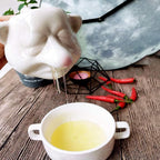 Ceramic Egg Yolk Egg White Separator Funny Egg White Separator Egg Divider Nose Egg Separator Dwarf Shape Egg Sieve Strainer