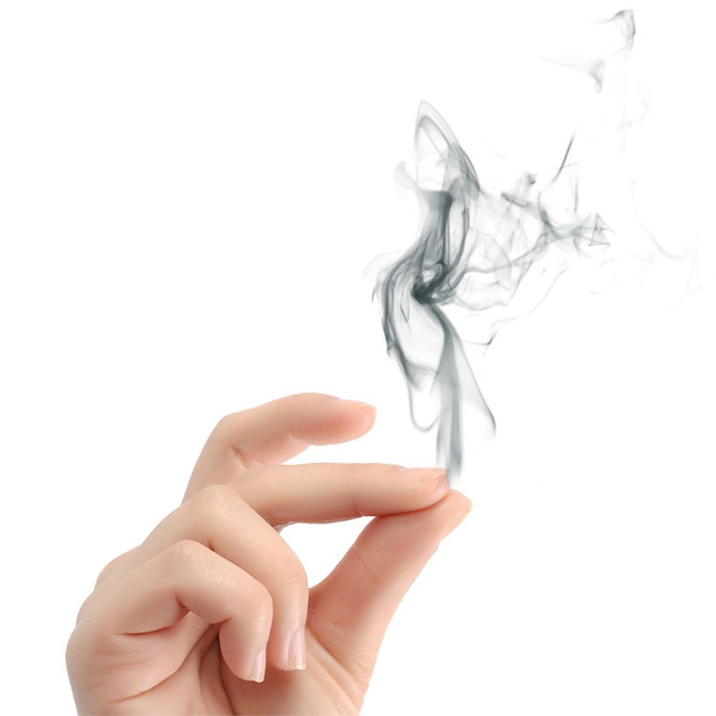 Funny Magical Card Magical Trick to Make Smoke with Fingers Performance Props