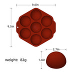 7 Holes Sphere Silicone Mold for Chocolate Half Sphere Silicone Molds for Making Chocolate Cake Dome Mousse