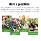 3PCS/Set Wooden Handle Mini Gardening Potted Tool Gardening Shovel Rake Fork Set for Houseplants Potted Plants