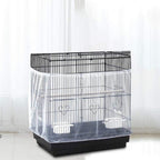 Bird Cage Cover Stretchy Nylon Parrot Cage Mesh Net Cover Shell Skirt Guard Bird Cage Accessories