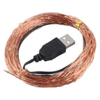 Fairy Lights USB Powered String Lights Holiday Lights Fairy String Lights for Party Wedding Festival Bedroom Table Decoration