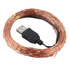 Fairy Lights USB Powered String Lights Holiday Lights Fairy String Lights for Party Wedding Festival Bedroom Table Decoration