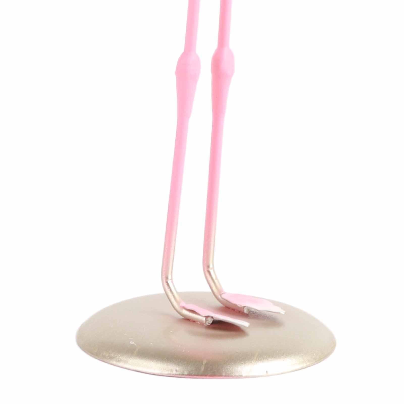 Cute Resin Pink Flamingo Ornament Tabletop Decoration Living Room Decoration Cake Decor
