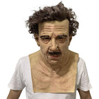 Halloween Latex Old Man Face Cover Halloween Fancy Dress Head for Masquerade Realistic Headgear