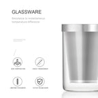 450ml Infuser Glass Tea Cup Borosilicate Glass Tea Cup with Filter and Lid