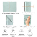 Special Fish Scale Rag For Glass Cleaning No Traces Housework Cleaning Cloth Kitchen Oil Removal Non Marking Absorbent Non Linting Towel