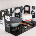Aluminum Foldable Kitchen Gas Stove Oil Baffle Plate Kitchen Frying Pan Oil Splash Protection Screen