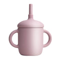 150ML Baby Cup Silicone Training Cup Sippy Cup with Straw Non Slip Handles Unbreakable Heat Resistant Trainer Cup for Babies Infants