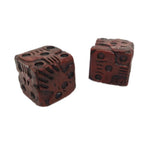 2Pcs Halloween Red Skeleton Dice Novelty Decorative Mini Skeleton Gaming Dice for Club Pub Halloween Party