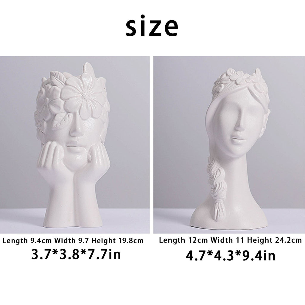 Vase White Ceramic Vases for Home Living Room Guesthouse Decoration