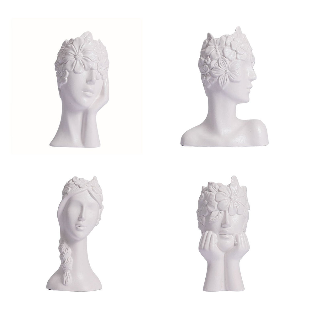Vase White Ceramic Vases for Home Living Room Guesthouse Decoration