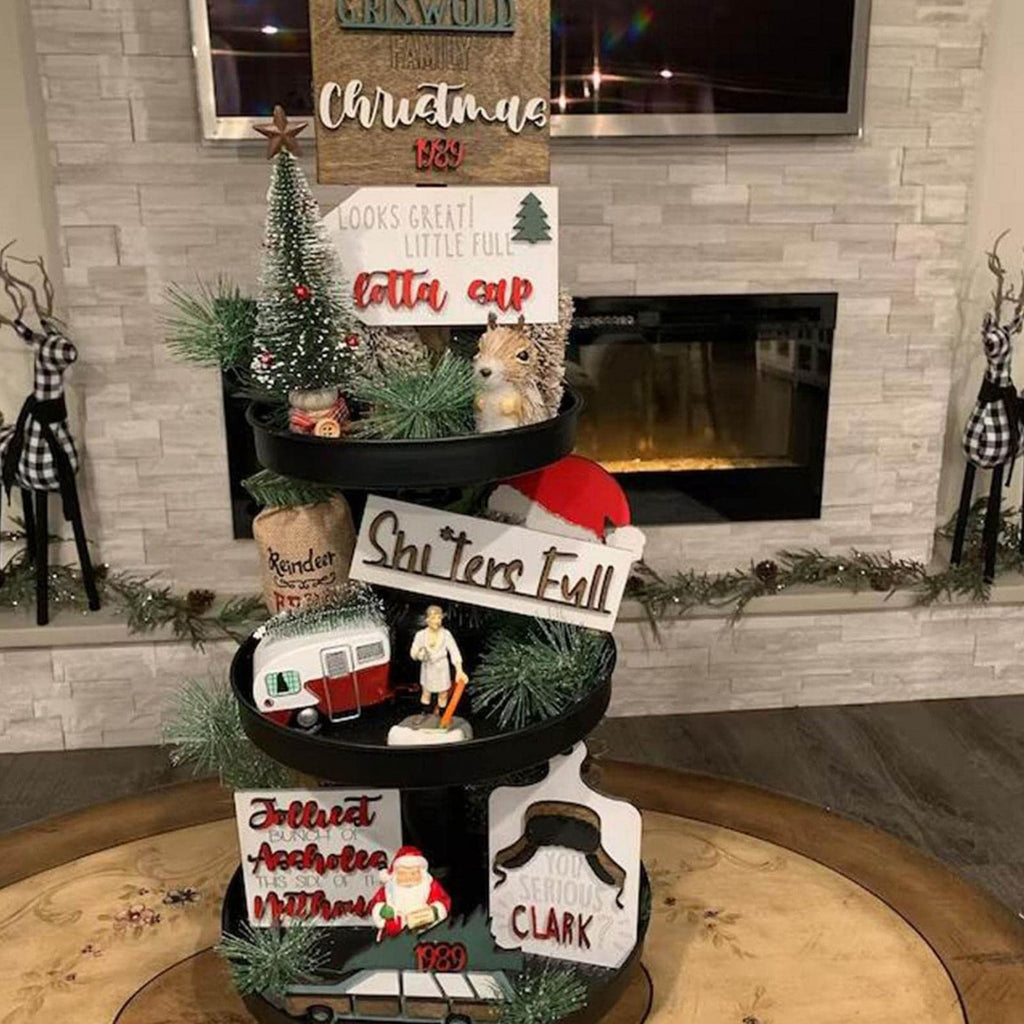 Christmas Layered Tray Decoration