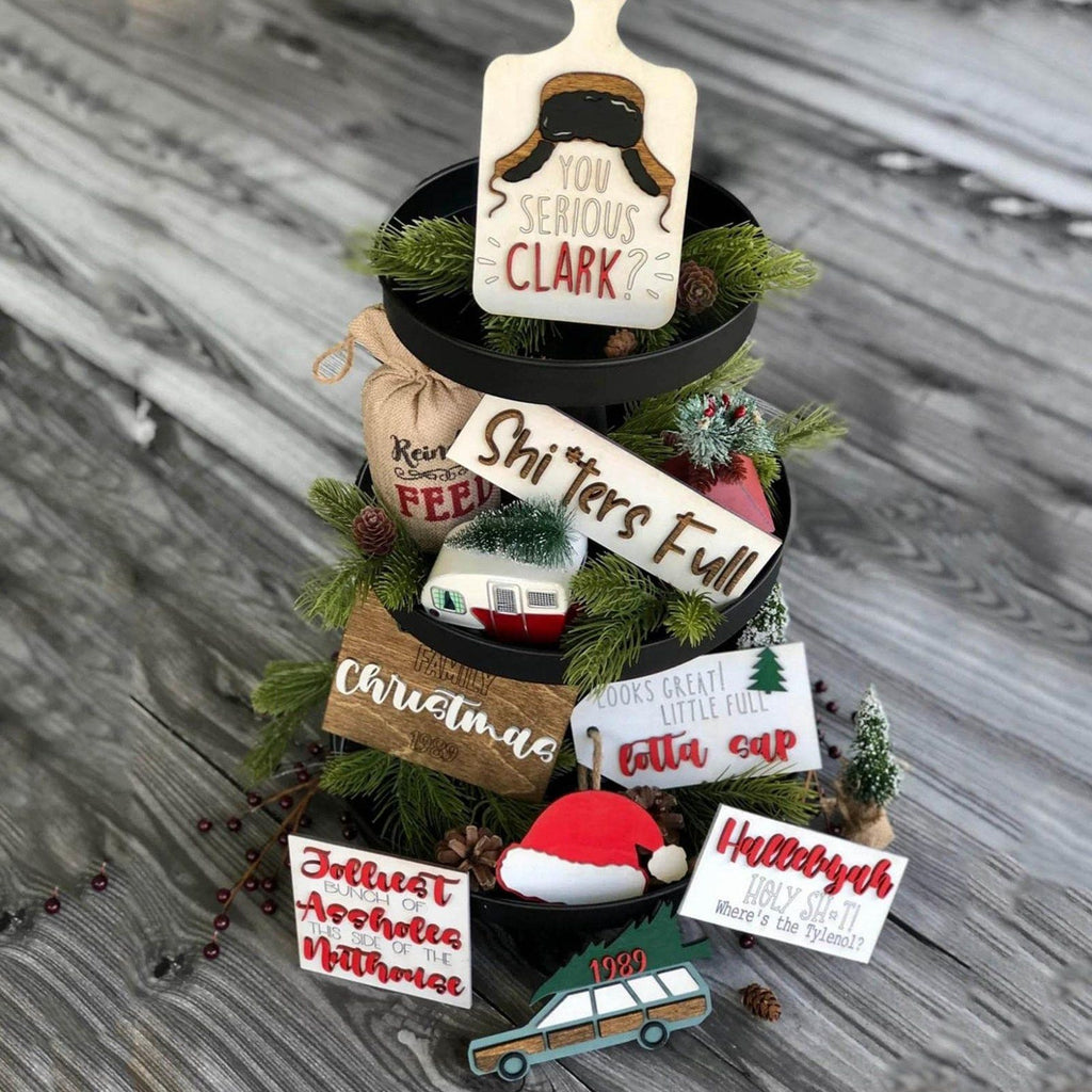 Christmas Layered Tray Decoration