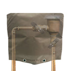 Backflow Preventer Insulation Cover Brown 30 x 24in Backflow Preventer Cover for Winter Pipe Freeze Protection