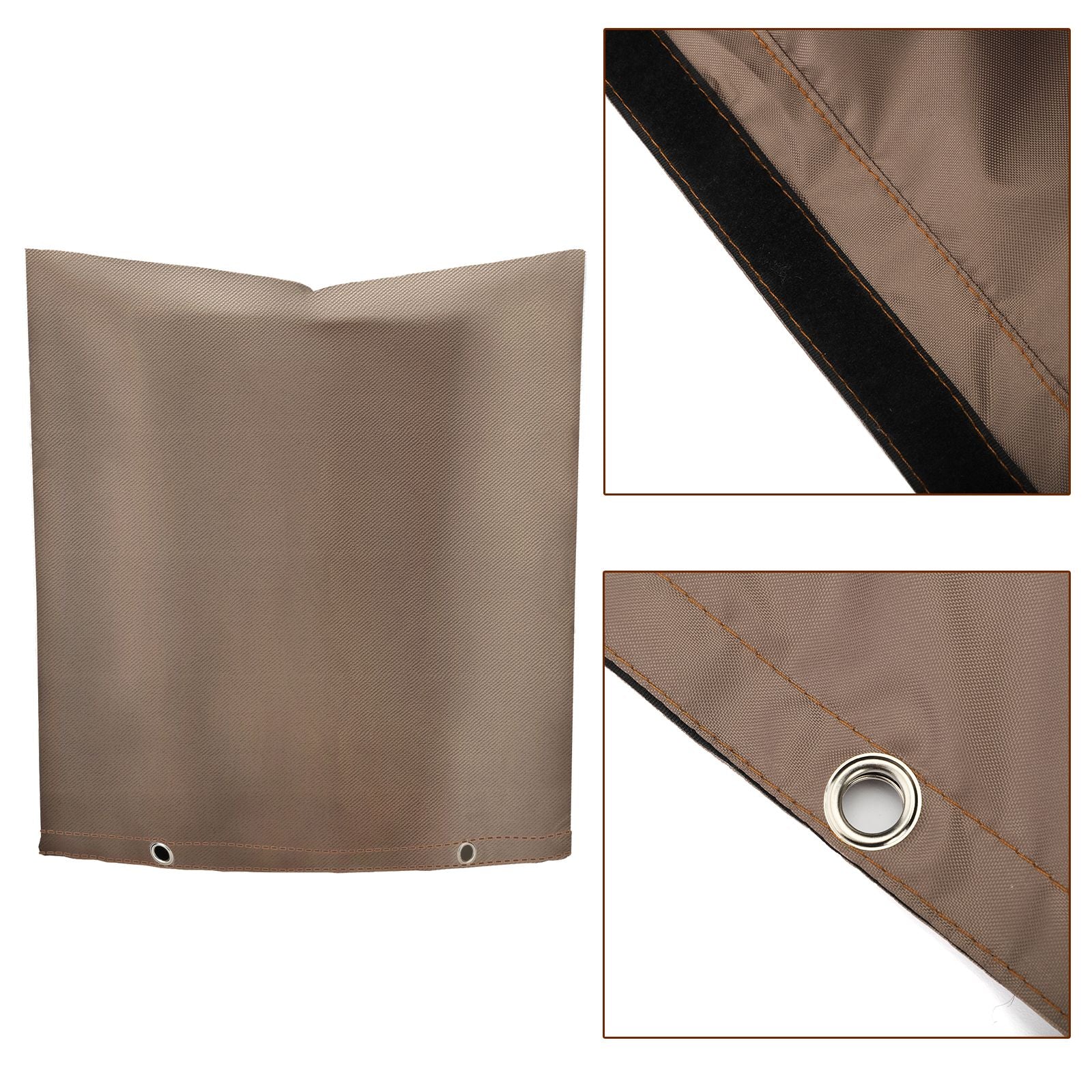 Backflow Preventer Insulation Cover Black 24 x 24in Backflow Preventer Cover for Winter Pipe Freeze Protection