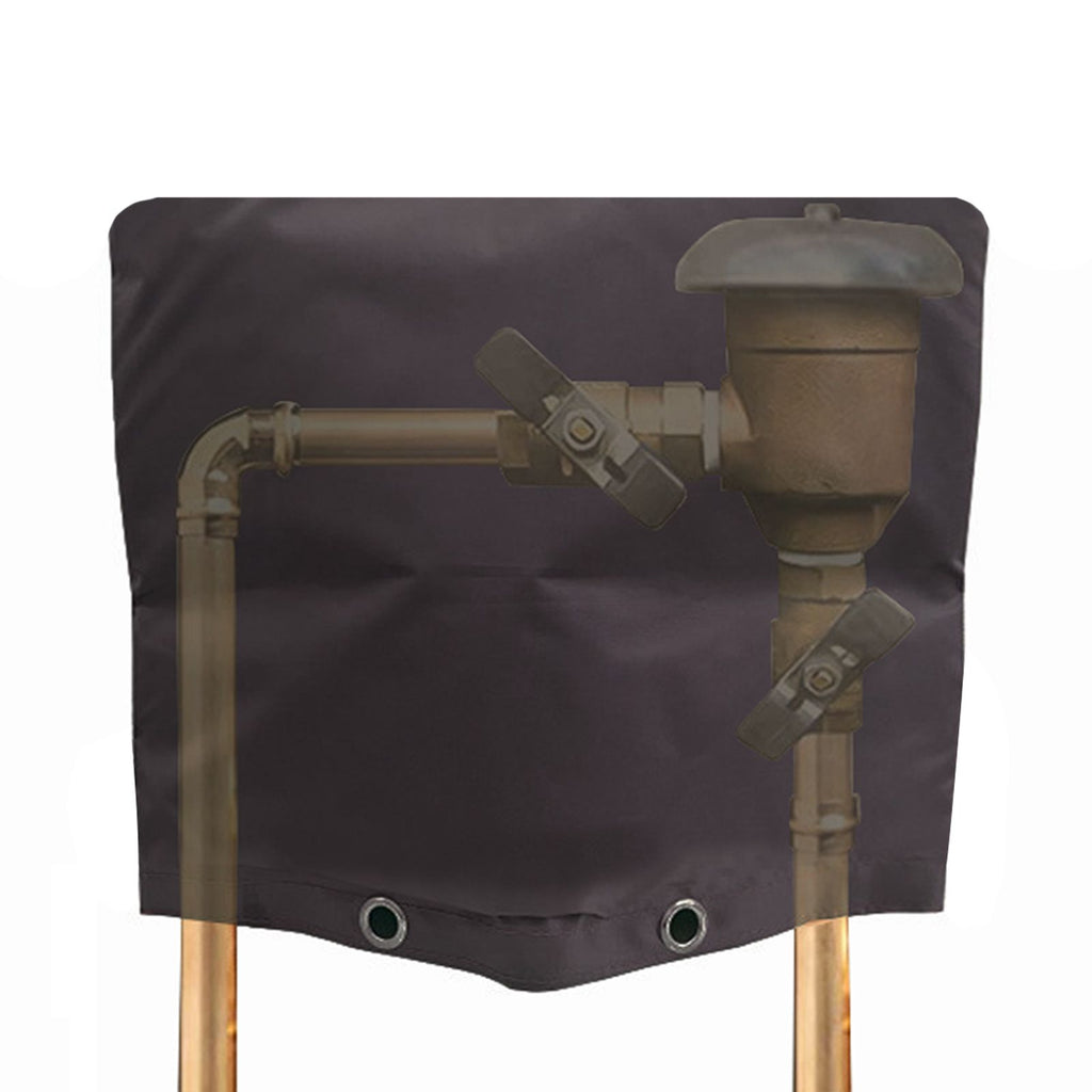 Backflow Preventer Insulation Cover Black 30 x 24in Backflow Preventer Cover for Winter Pipe Freeze Protection