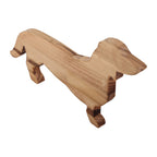Homeware Wooden Kitchen Decor Dog Shaped Cooked Food Platter Restaurant Platter