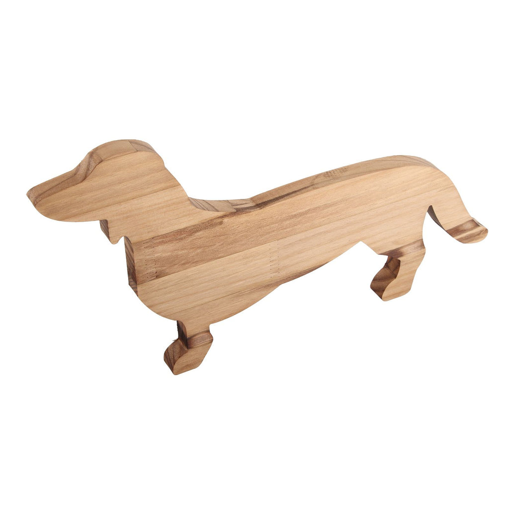 Homeware Wooden Kitchen Decor Dog Shaped Cooked Food Platter Restaurant Platter