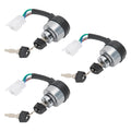 3Set Electric Door Lock 4-Wire Ignition Switch with Keys for 168F/170F/GX160/GX200/GX210