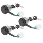 3Set Electric Door Lock 4-Wire Ignition Switch with Keys for 168F/170F/GX160/GX200/GX210