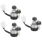 3Set Electric Door Lock 4-Wire Ignition Switch with Keys for 168F/170F/GX160/GX200/GX210