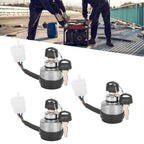 3Set Electric Door Lock 4-Wire Ignition Switch with Keys for 168F/170F/GX160/GX200/GX210
